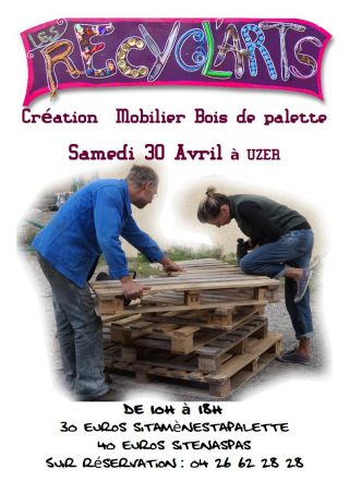 Atelier palette en avril 2016